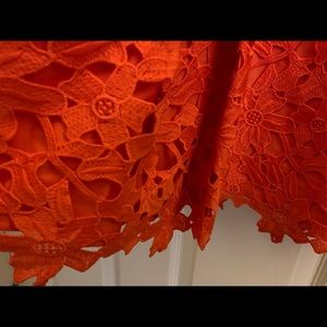 Beautiful knee length orange 🍊 dress